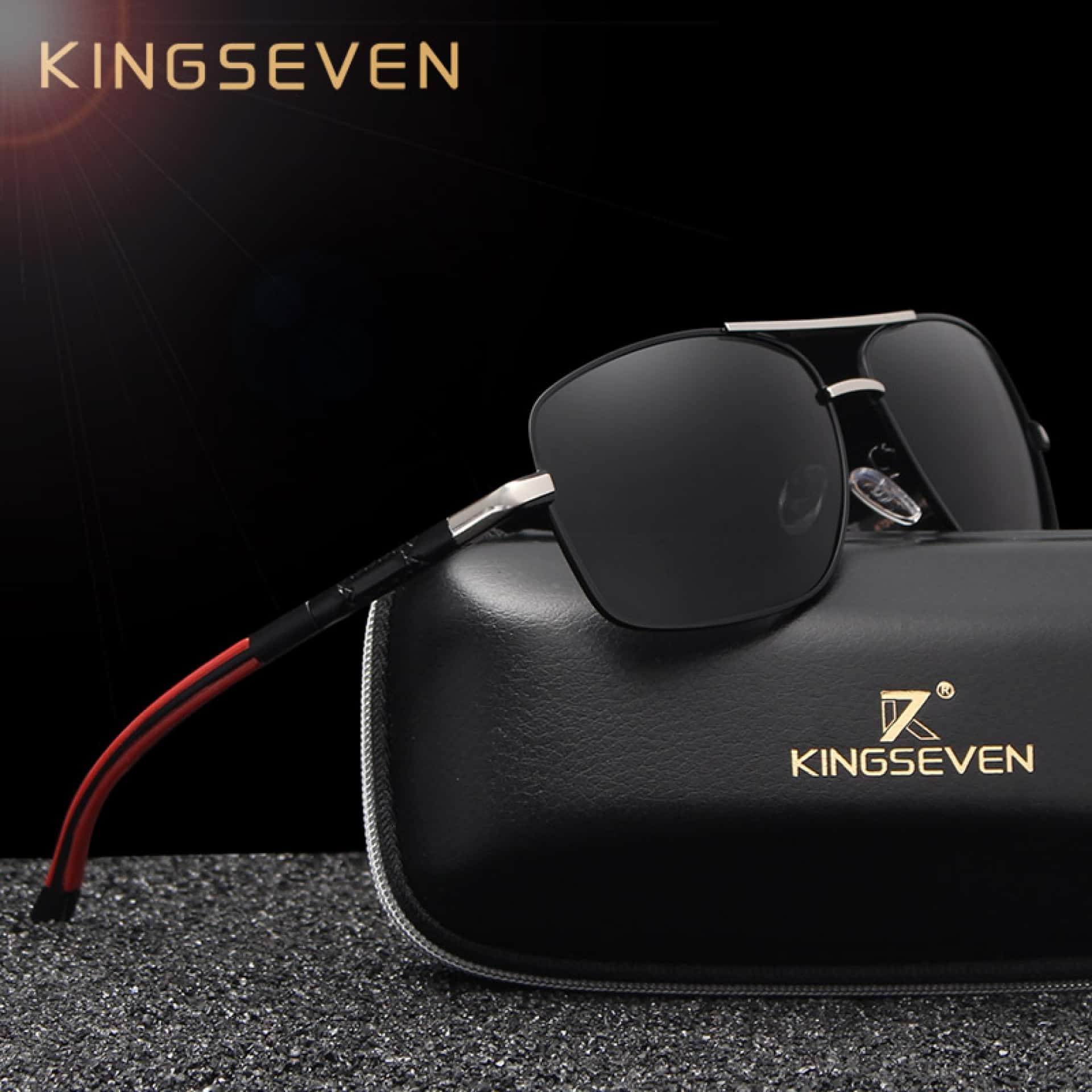 Men Aluminum Sunglasses | HD Polarized UV400 | KINGSEVEN