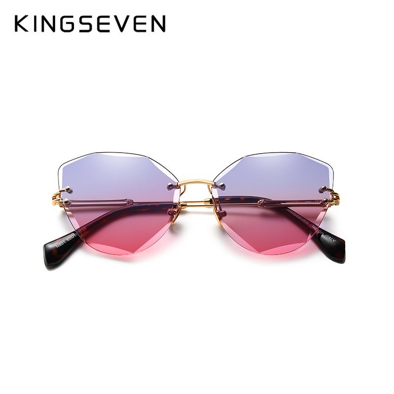 KINGSEVEN dise o de se ora de la moda de gafas de sol 2019 sin montura 2