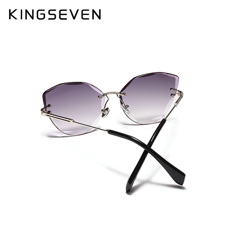 KINGSEVEN dise o de se ora de la moda de gafas de sol 2019 sin montura 3