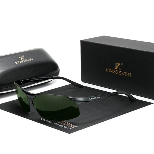 Genuine Kingseven Polarized N9126 Aluminum Sunglasses Driving Mirror