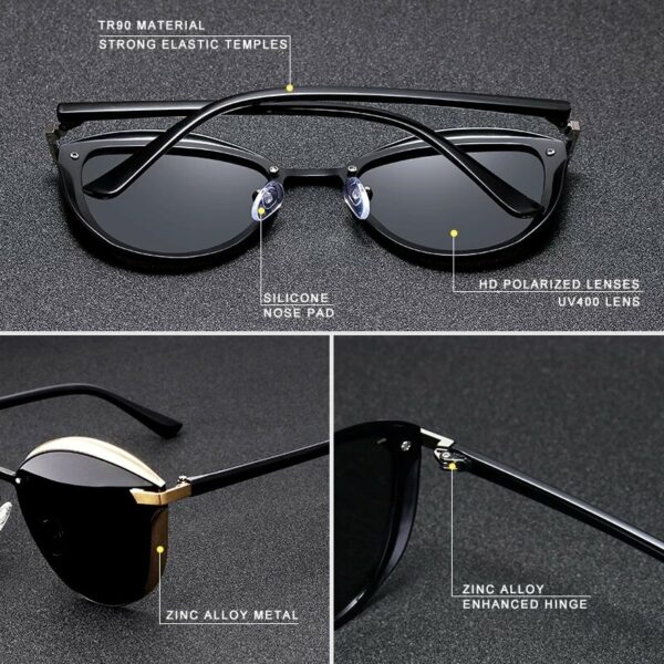 KINGSEVEN Cat Eye Sunglasses Women Polarized Luxury N7824 US Only 3