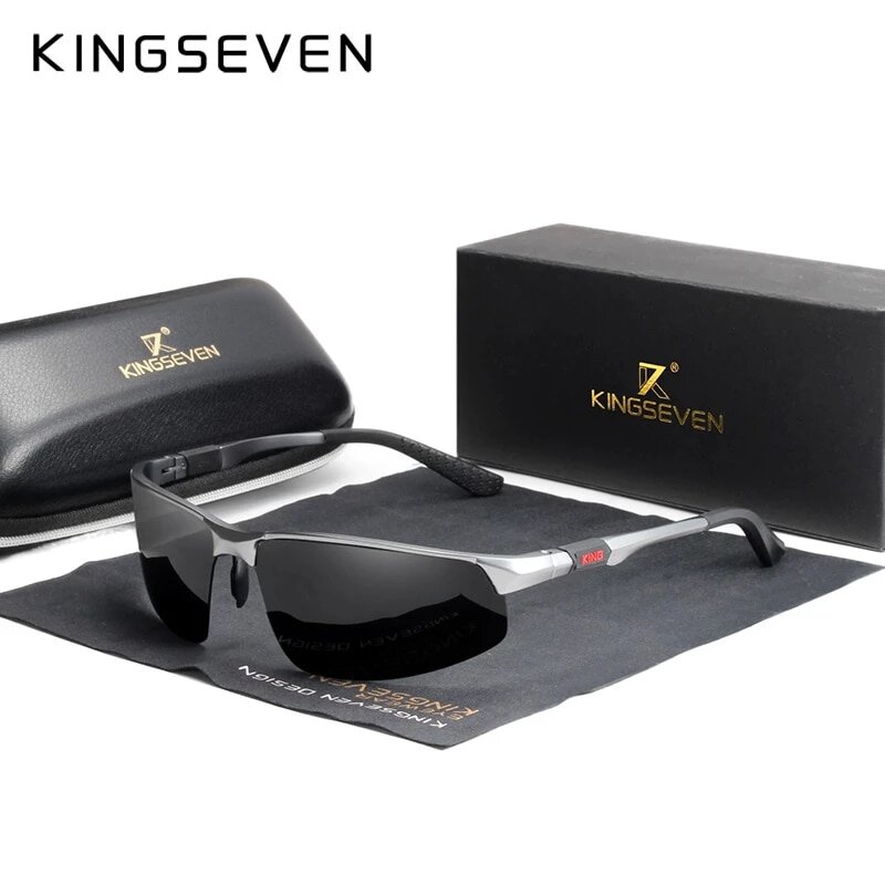 KINGSEVEN Aluminum Driving Polarized Sunglasses Aviation N9121 – US Only 3