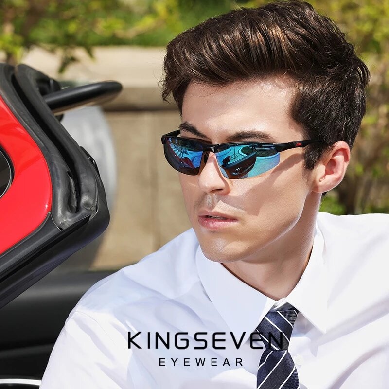 KINGSEVEN Aluminum Driving Polarized Sunglasses Aviation N9121 – US Only 4
