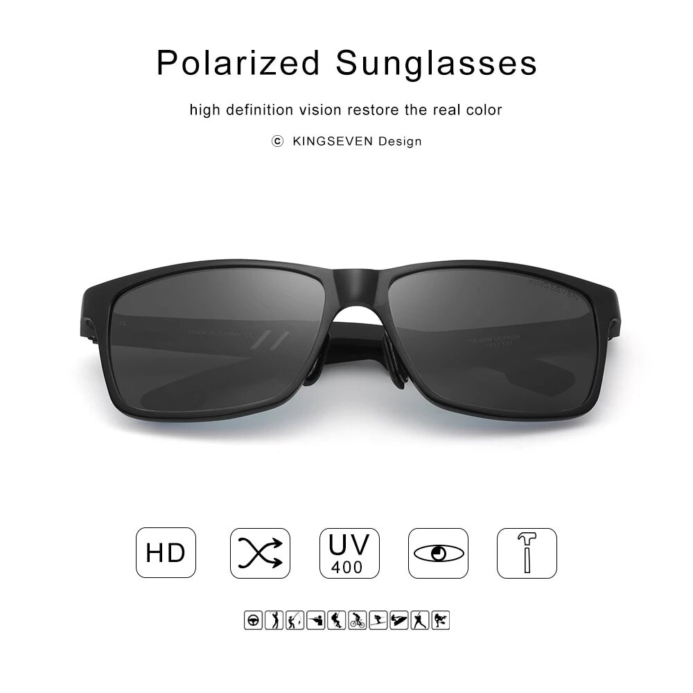 KINGSEVEN Aluminum Driving Sunglasses Polarized N7181 US Only 2