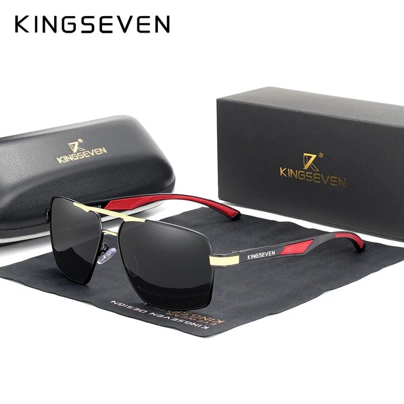 KINGSEVEN Aluminum Mens Polarized Sunglasses Lens N7719 US Only 6