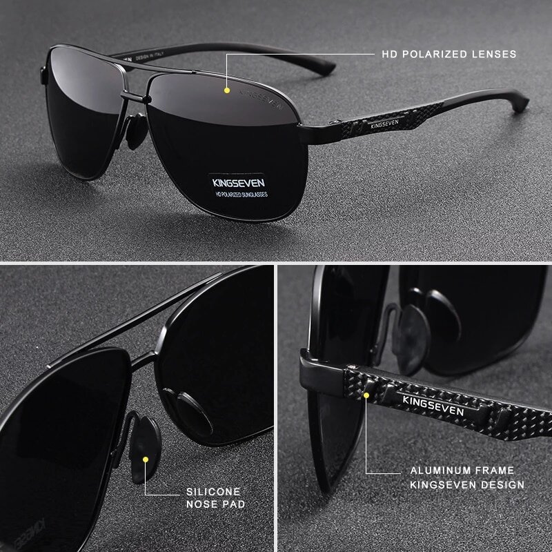 KINGSEVEN Aluminum Sunglasses Polarized Men Women N7188 – US Only 4